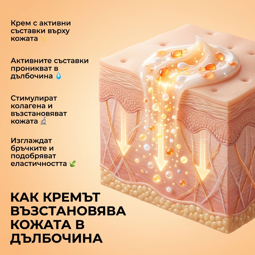 Корейски крем против бръчки за жени